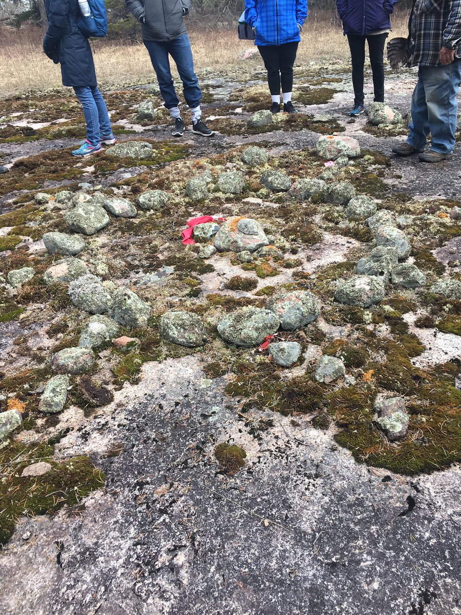 hammondhandle's tweet photo. Feeling grateful for the space to learn, reflect and explore in creation today with colleagues at the Bannock Point Petroforms #WinnipegSD #wolseleywolves https://t.co/732HfgGW3W