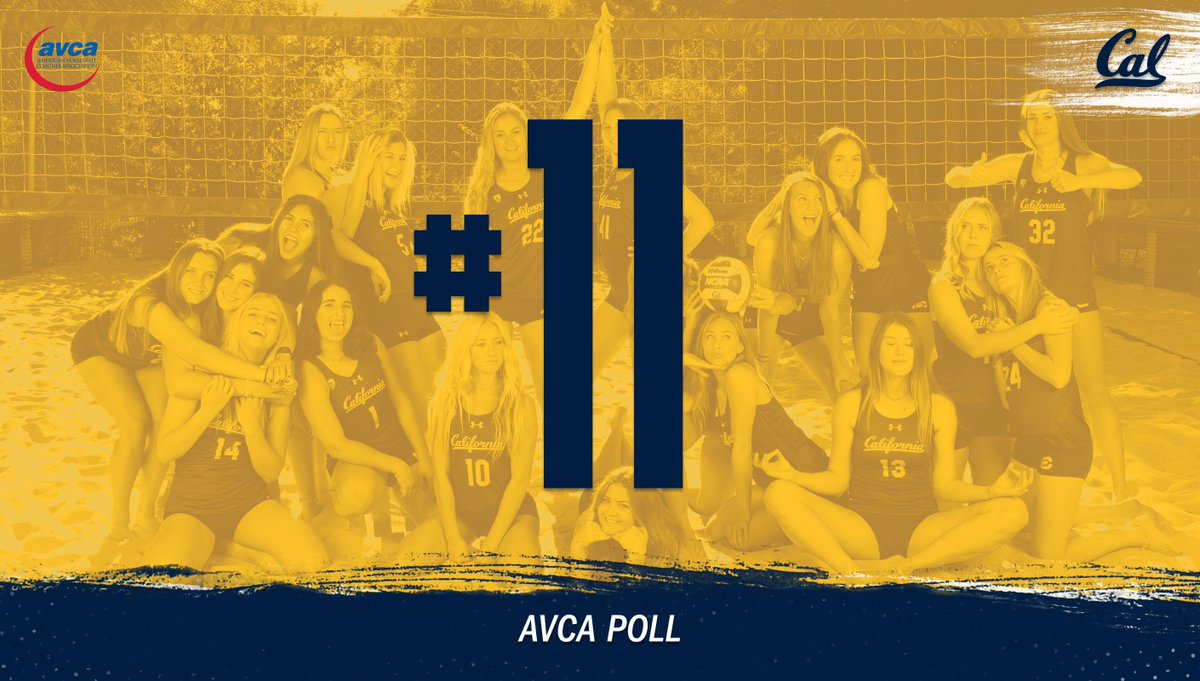 CalBeachVB's tweet photo. The Bears came in at #β£1β£1β£ in the final poll of the season from @AVCAVolleyball! This marks Cal's highest ever end of year ranking. Congrats on continuing to make history Bears!
#CalBeachVBall #EarnIt #HistoryInTheMaking https://t.co/toeXzkwt36