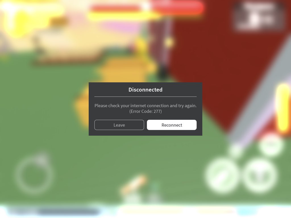 Roblox Error Code 277 Constantly