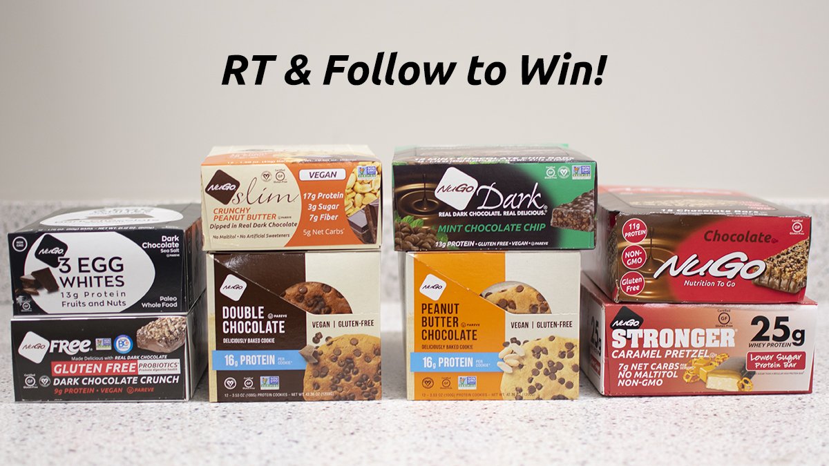 RT &amp; Follow us to enter to win a box of your favorite #glutenfree NuGo bar or cookie! Two winners chosen on 5/12/19. #LoveforNuGo #CeliacAwarenessMonth bit.ly/2L351bO