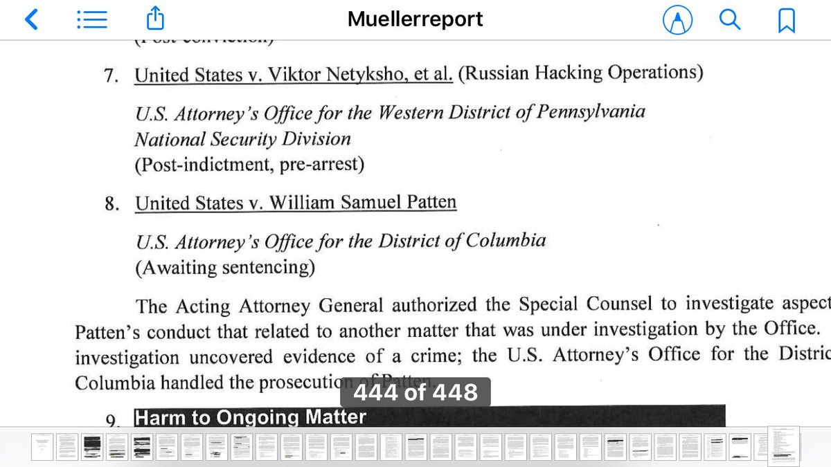 90. To fully comprehend how irresponsible Trump, Barr and the GOP’s statements and actions have been, one must only look to Appendix D, to behold all the ongoing criminal cases and criminal referrals regarding the Trump-Russia investigation.Perspective: They’re a rotten crowd.