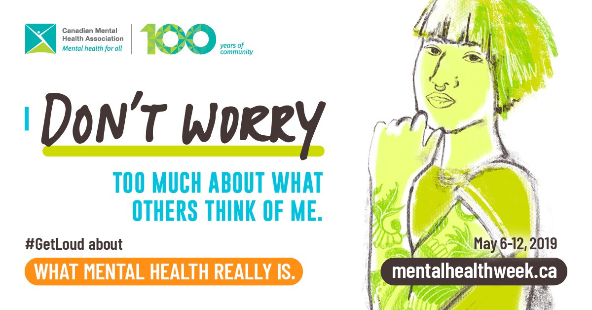 CmhaLethbridge's tweet photo. It is #MentalHealthWeek! We want you to #GetLoud about what mental health really is. How do you define #MentalHealth and wellbeing? What's one thing you wish people knew about it? https://t.co/0Qq0q33ovO