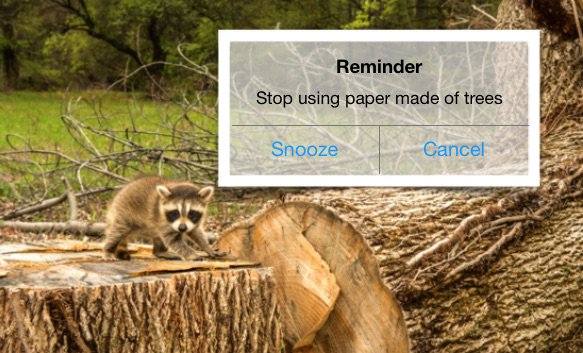 There is a serious problem when trees are destroyed: 
#1 Habitat loss. 
#2 Changing climate. 
#3 Higher risk of wildfires and droughts. 
Make the transition, be the difference...switch to TreeZero PAPER treezero.com 
or make a comment and we will contact you directly.