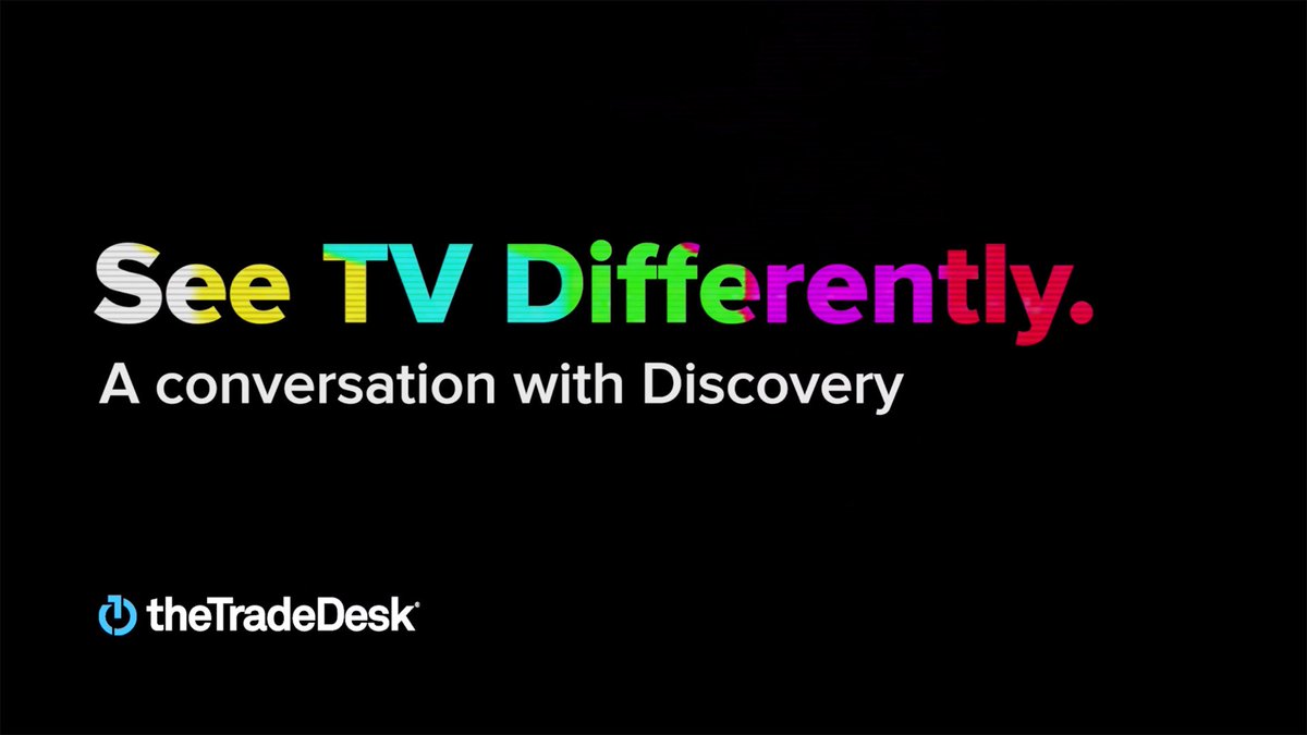 TheTradeDesk's tweet photo. Want to learn the core benefits of advertising on Connected TV? We sit down with Jill Steinhauser SVP of Ad Sales Revenue and Planning @DiscoveryIncTV to discuss how Connected TV enhances your traditional ad buy this #upfront season. Watch it here: https://t.co/EOx0bcBwiB https://t.co/wigZHjaX3Z