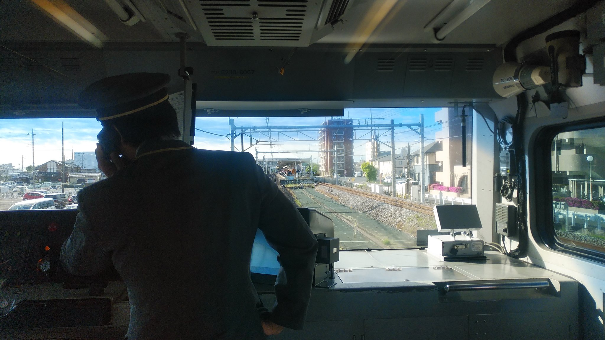 高崎線の行田駅～熊谷駅間で人身事故の現場画像