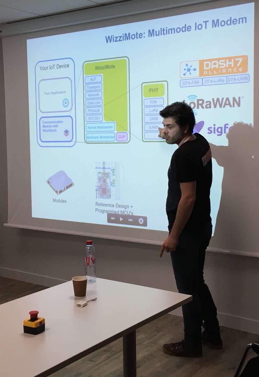 Wizzilab's tweet photo. Yordan, our CTO, presenting WizziLab multimode stack ⁦@dash7alliance⁩ Spring meeting in Paris. https://t.co/IXXU7Ch2LC