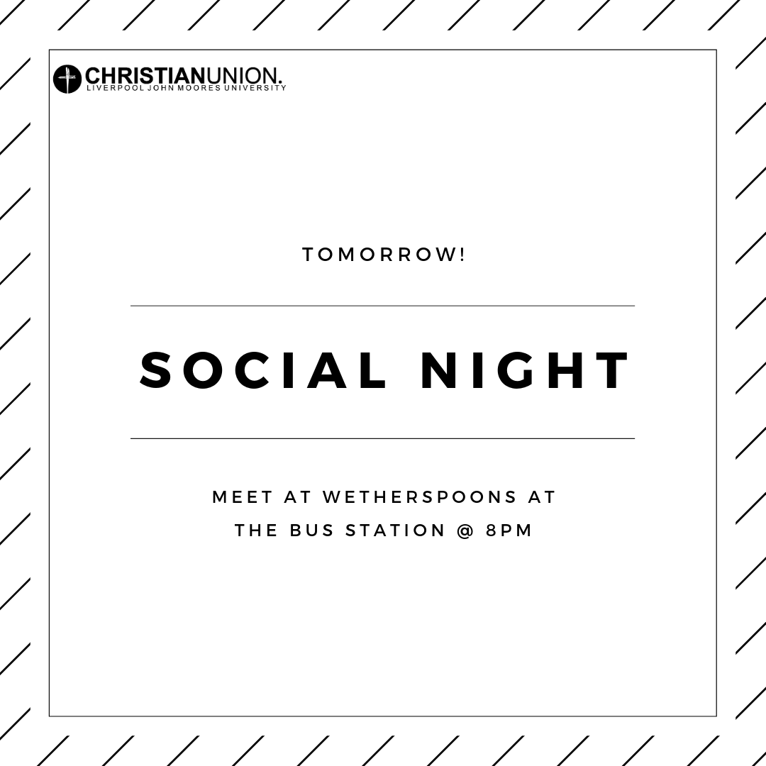 LJMU_CU's tweet photo. We would love to get to know you better so tomorrow night come along to our Social in Wetherspoons at Queens square! let's have some food together as this is our penultimate night of LJMU CU of this year. see you at 8pm! https://t.co/XLZWyFJO9f