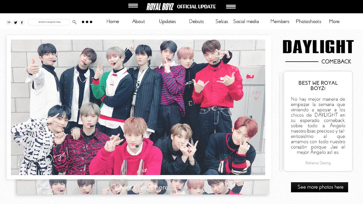 ROYALBOYZTW's tweet photo. ㅤ
ㅤ 𝐁𝐄𝐒𝐓 𝐖𝐄 𝐑𝐎𝐘𝐀𝐋 𝐁𝐎𝐘𝐙!
Todo Royal Boyz está muy contento por estar esta tarde apoyando a los chicos de DAYLIGHT con su nuevo comeback que por supuesto nos encanta. ¡Mucha suerte, chicos!
ㅤ — #EVERYDAYLIGHT + #DAYLIGHTPROJECT
ㅤ https://t.co/ZN3fTBhv6C