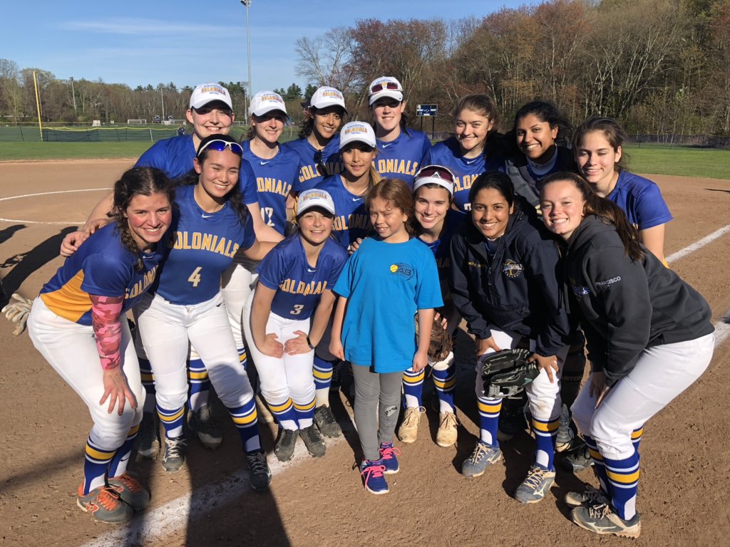 1st game with our Bat Girl(s)‼️ pictured is Alexis (missing her sister Lucy). So fun to have them out with us today . <a href="/ABYouthSoftball/">AB Youth Softball</a>