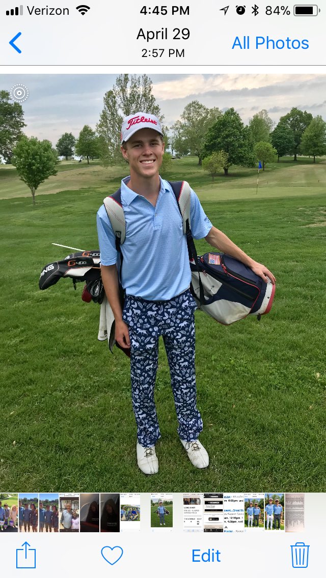 AthleticsGls's tweet photo. Congrats to Student Body Prez (plus straight A/Bright Flight) JOHN SHARP!!! Not only is he going to state in golf for the 2nd year in a row, he has hit the 3 sport State-Trifecta.  Getting 3rd place in Soccer (Soph) 2nd place in golf (team- Soph) and 1st place in basketball.. https://t.co/ccIUKkIs4C