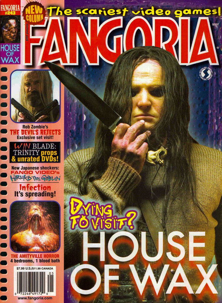 EugWSerra's tweet photo. On this day in 2005, HOUSE OF WAX was released! #HouseOfWax2005 #ElishaCuthbert #ChadMichaelMurray #BrianVanHolt #JaredPadalecki #JonAbrahams #RobertRichard #ParisHilton #DamonHerriman #DragiciaDebert #SamHarkess #MurraySmith #Fangoria243 https://t.co/jYtU45BS5u