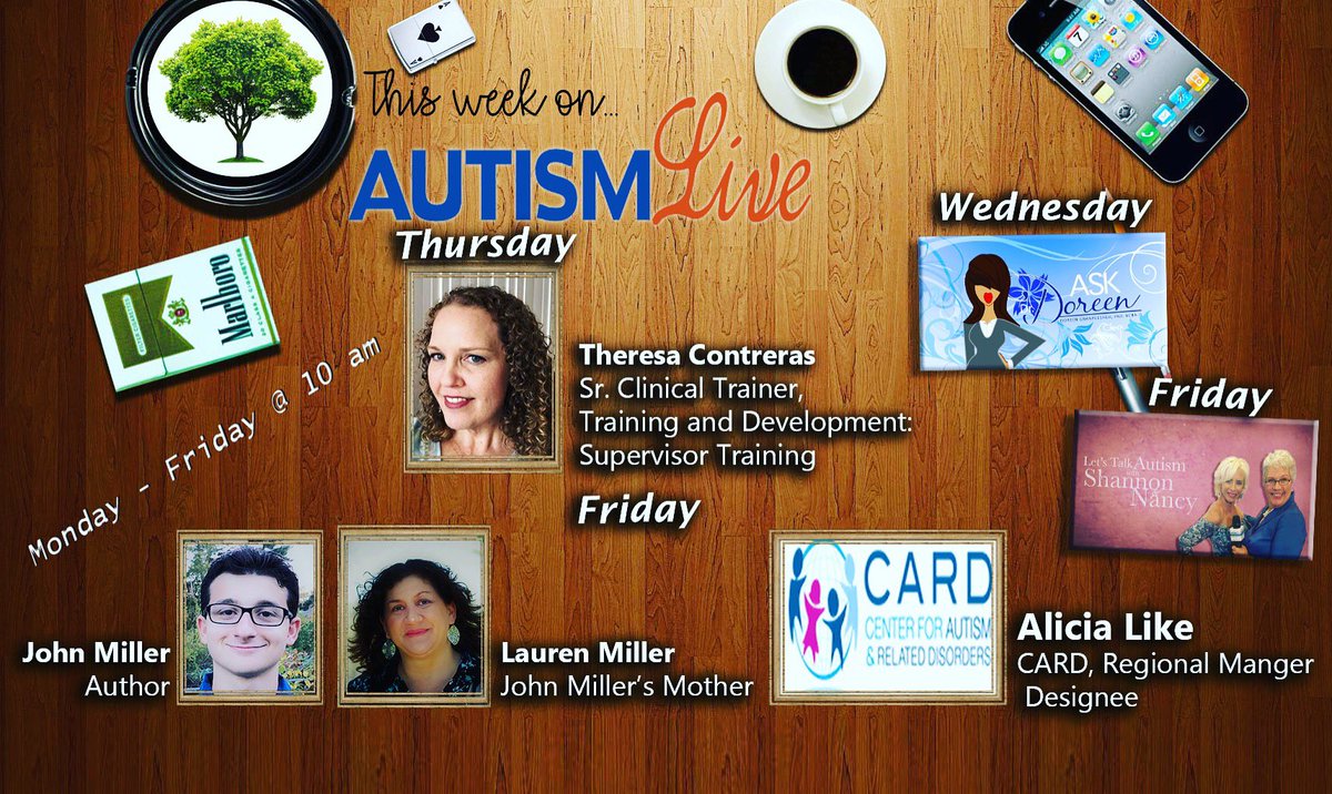 AutismLiveShow's tweet photo. Check out our awesome guests! Also Remember, write in to get YOUR Autism questions answered ✨LIVE!✨ #Autism #ASD #AutismWareness #spectrum #AutismSpectrum #AutismSpectrumDisorder #AutismSupport #AutismParent https://t.co/OxwpELdsnd
