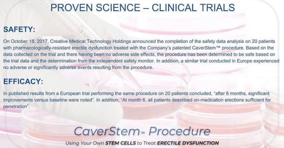 Proven Science ☝🏼#CaverStem #ErectileDysfunction #SoCal #LosAngeles #California #Urology