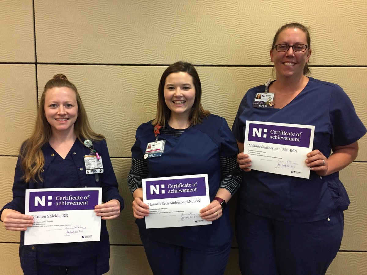 novanthealthfdn's tweet photo. Nursing leaders hosted a luncheon today honoring and celebrating nurses with awards from four funds from Novant Health Forsyth Medical Center Foundation to help advance their degrees. #NationalNursesDay #NursesWeek #SupportNovantHealth #RemarkableCare https://t.co/hXycI3DNRk