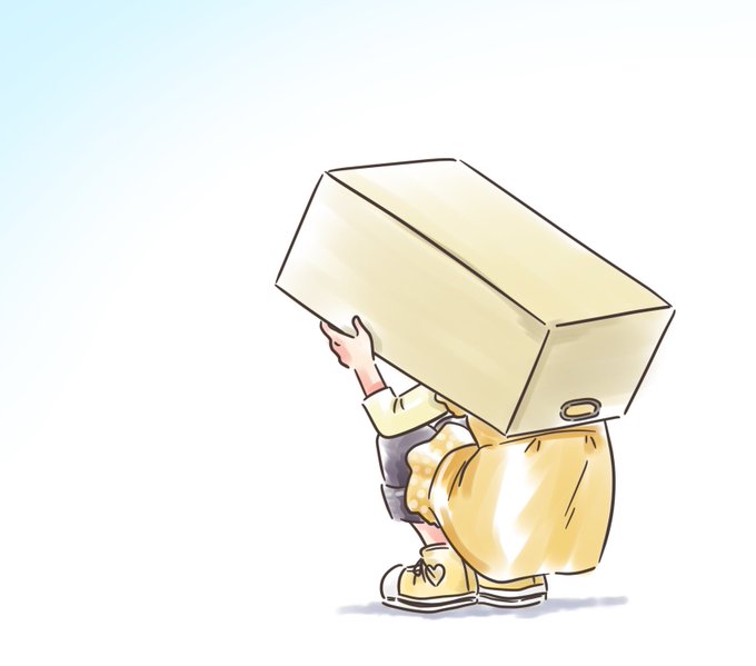「cardboard box」 illustration images(Oldest)