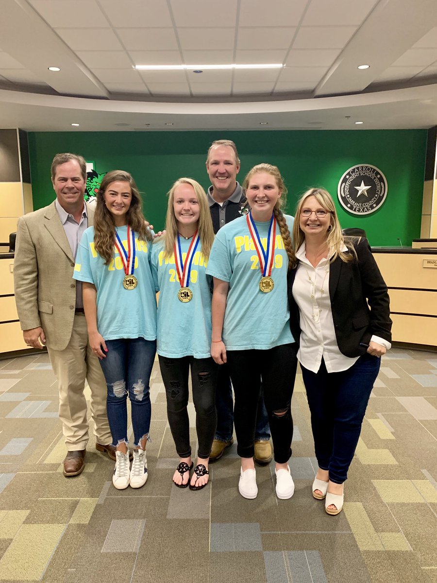 Carrollisd's tweet photo. Congratulations to the state champion @SCLDS team! We are so proud of you! #ProtectTheTradition https://t.co/LXGobBZFlG
