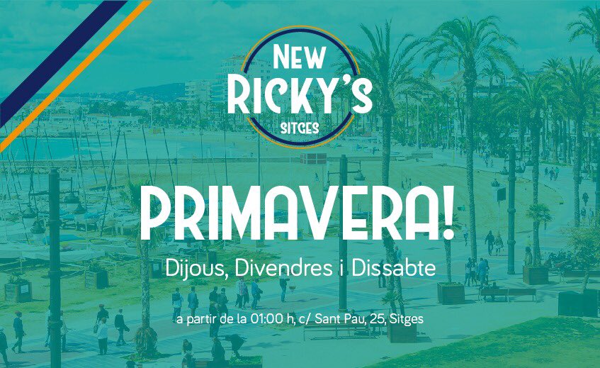 #newrickys #sitges #primavera #discoteca