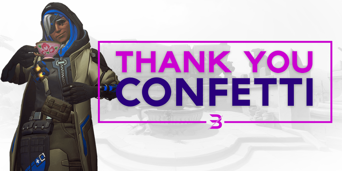 In case you missed it yesterday, we would like to say thanks to @ConfettiOW for his time managing the team.