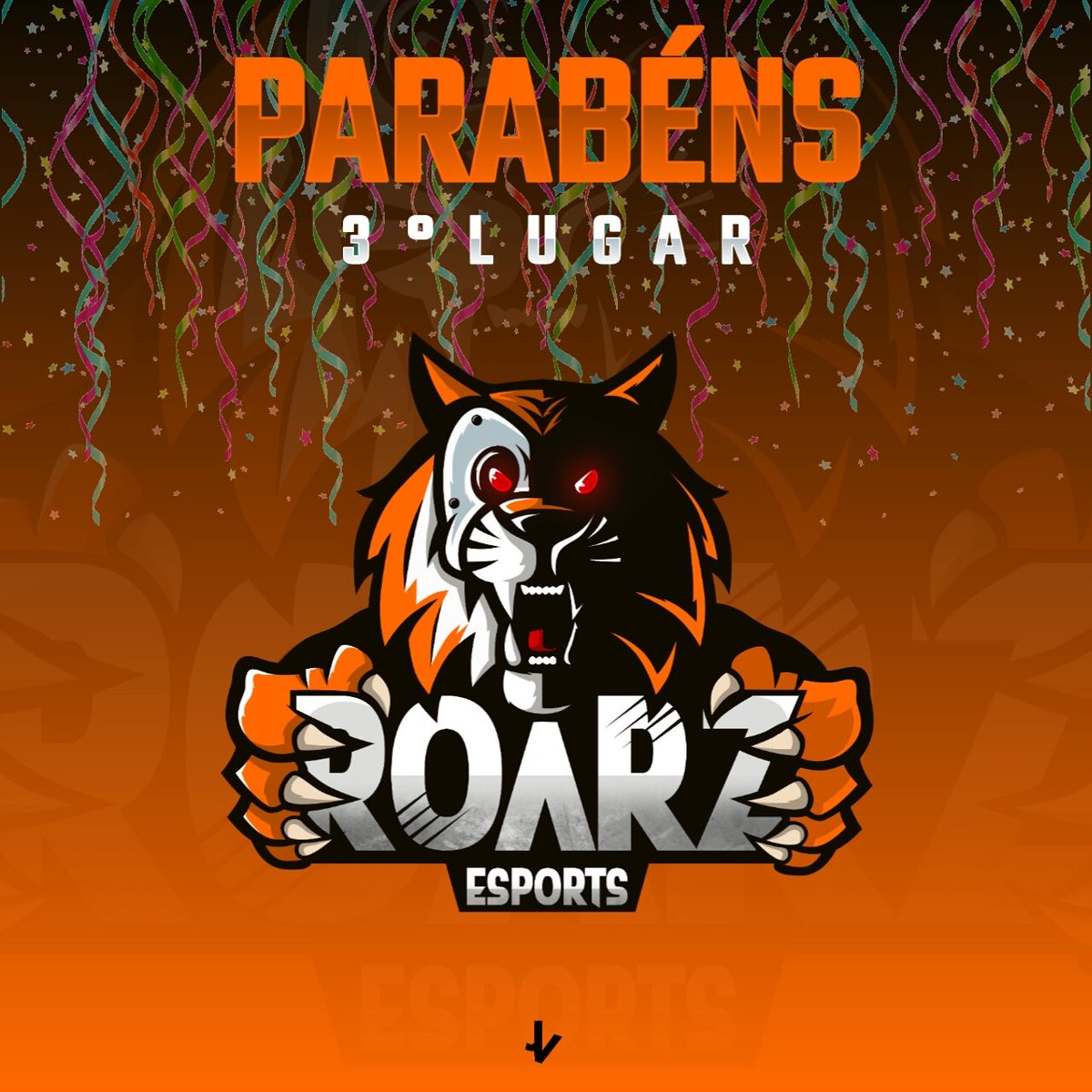 Parabenizamos à equipe @roarzesports por ter ficado no 3°Lugar!
Obg pela participação em nosso campeonato!!