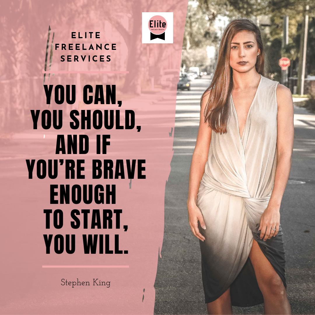elite_freelance's tweet photo. Don't let fear stops you to achieve your goal. Dare to take the challenge! ❤️ Start today!

#girlpower #ladyboss #entrepreneur #goals #socialmedia #socialmediamanager #freelancer #virtualassistant https://t.co/PbLoqjL8yP