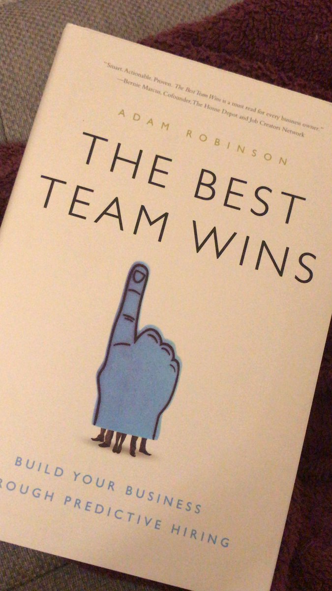 Tonight’s read, as recommend by <a href="/teamclosedwon/">ClosedWon | Sales Training for Beginners</a> CEO, <a href="/ZenCachola/">EagleZenWildfire</a> Enjoying the first few pages so far. Great insight into the world of hiring.