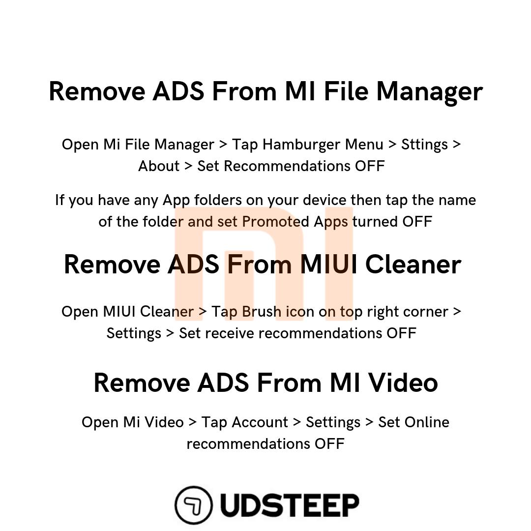 udsteep's tweet photo. Are you suffering from Xiaomi Ads ? Here's the solution,Follow the steps and enjoy ad-free MIUI experience!
#Xiaomi #MI #Redmi #MIUI10 #Ads #MIUI #Note7 #Note7Pro #PocoF1 #MiMix2 #Mi6 #Mi5s #Mi5 #Mi4 #Mi3 #MiNote2 #MiMax2 #MiMax #Note5Pro #Note5A #Note4 #Note3 #Redmi5A
#UDSTEEP https://t.co/mJr1Cs1tfz