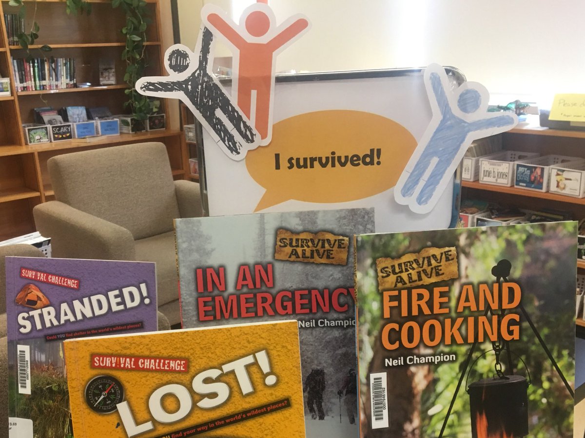 JLALibrary's tweet photo. @JLALRC encourages students to READ survival stories. #readeveryday #JLAreads https://t.co/t1mpT7KBE3