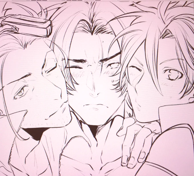 生きてます
やっとこさ時間と気力を確保して
超久しぶりに絵を描いた…!
三名槍愛しい 