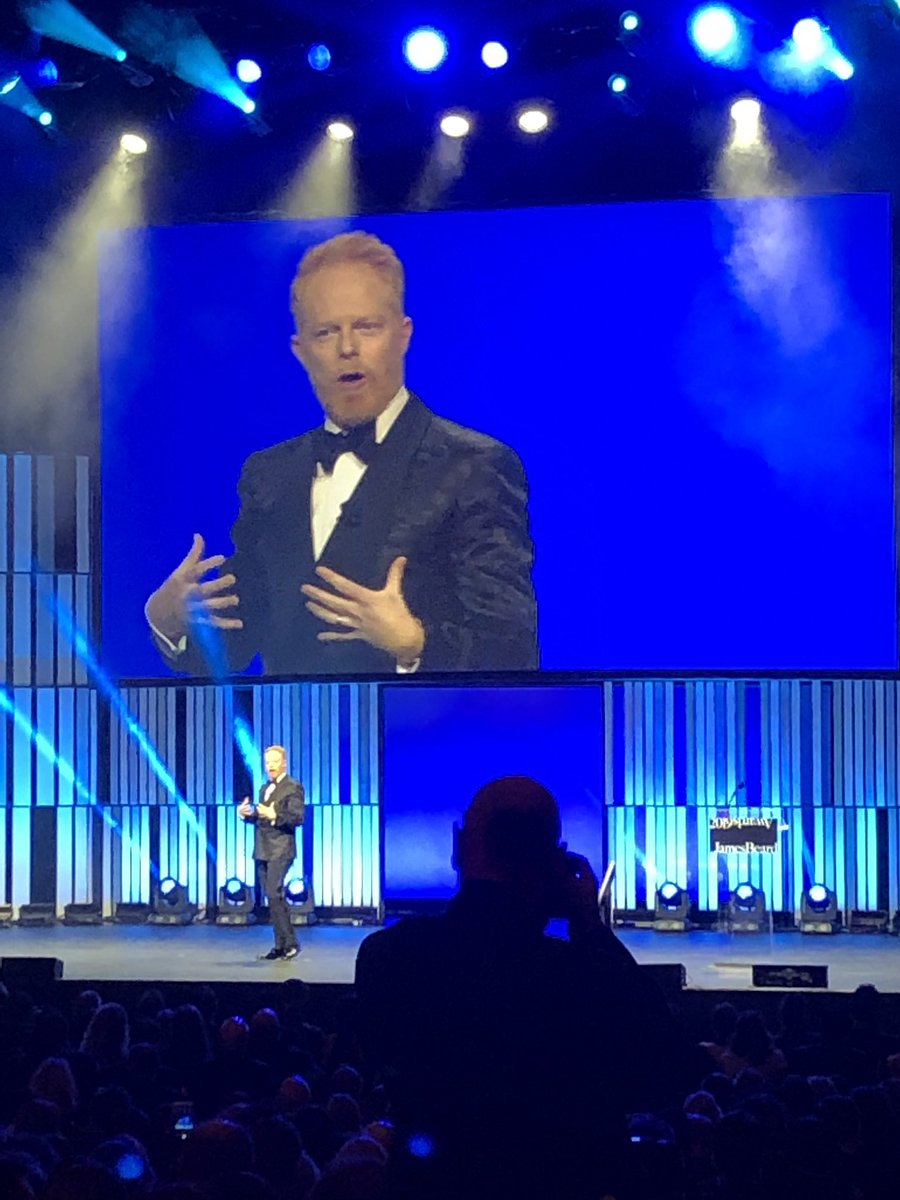 mcsweeney's tweet image. So exciting to be @beardfoundation Awards with @chefjmelaurita cheering for the nominees  And @jessetyler is rocking the #jbfa awards! #kitchenchat