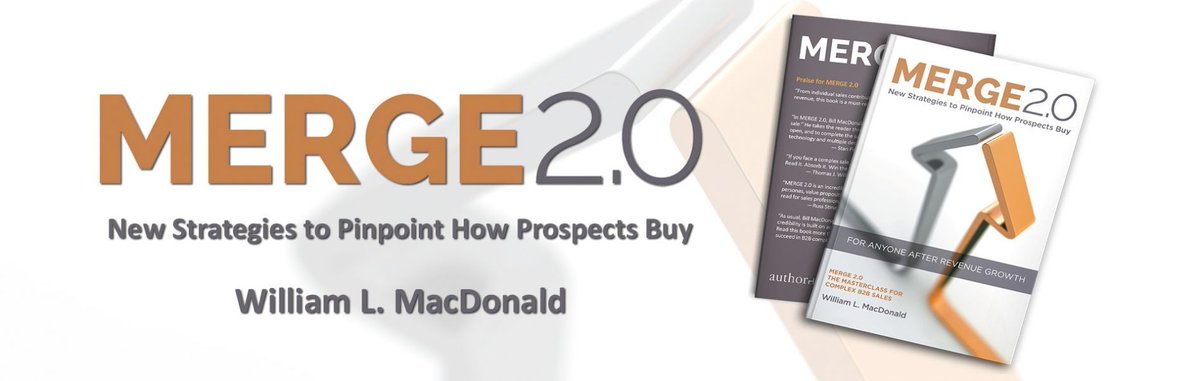 wmacdonald1's tweet image. #MERGE  2.0 is recommended reading from Thomas J  Williams of #StrategicDynamics
buff.ly/2t6tl0L

&quot;If you face a complex sale, this book provides the pathway to success. Read it. Absorb it. Win the sale.”
— Thomas J. Williams, Managing Director, Strategic Dynamics, Inc.