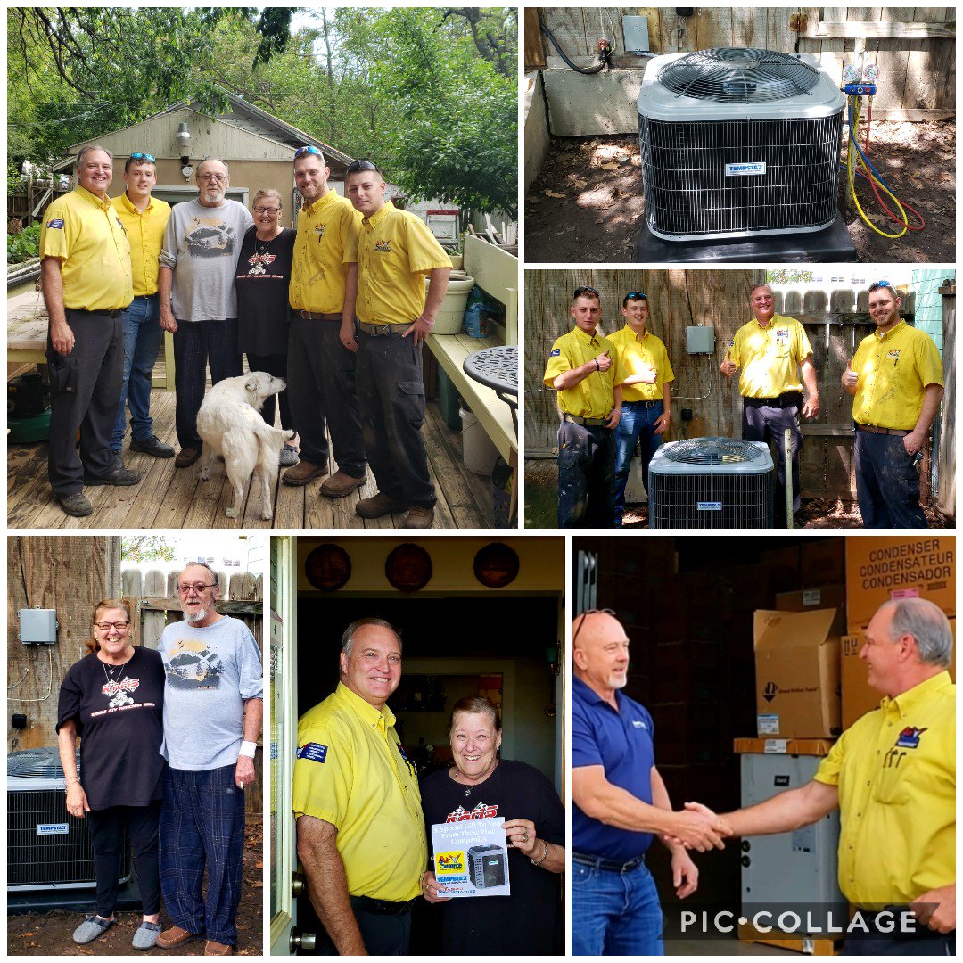 AirSourceWichit's tweet photo. A few photos commemorating the install done today for a family in need.  Thank you Washer Specialties Co, Tempstar and the crew at Air Source Heating &amp; Air

#AirSourceWichita #Tempstar #WasherSpecialtiesCo #hvac #airconditioner #hvactechnician #hvaclife #wichita https://t.co/fmtASMgqFS