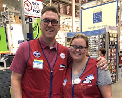 668Lowes's tweet photo. Hendersonville Lowe’s is proud to have employees like Nicole & Lindsey to assist our customers. BOTH are Red Star Service Award Winners! Look for them the next time you’re in the store! #ServiceAwardWinner #SMARTcustomerService #ObsessedWithCustomerService #GoodToGreat #Lowes668 https://t.co/9djKfmhilf
