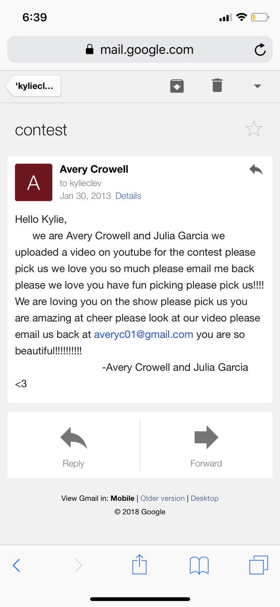 Happy Birthday Julia!!! Hope today was nothing but the best!! Glad to have known you for so long!! Let me know if you wanna make another dance/cheer video!! Enjoy this email! Love you!!💓💓💓🤗🤗🤗 @_garciajulia_