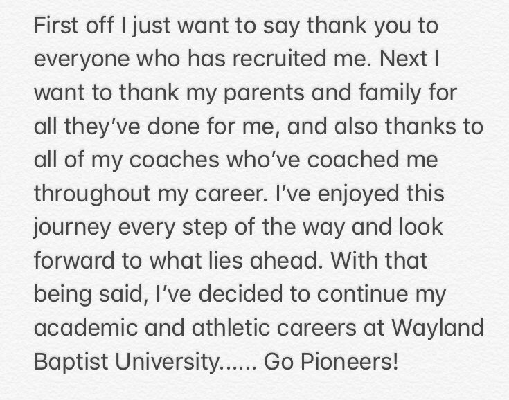 payton_havens's tweet photo. committed. #gopioneers https://t.co/Lf4vzcMjFW