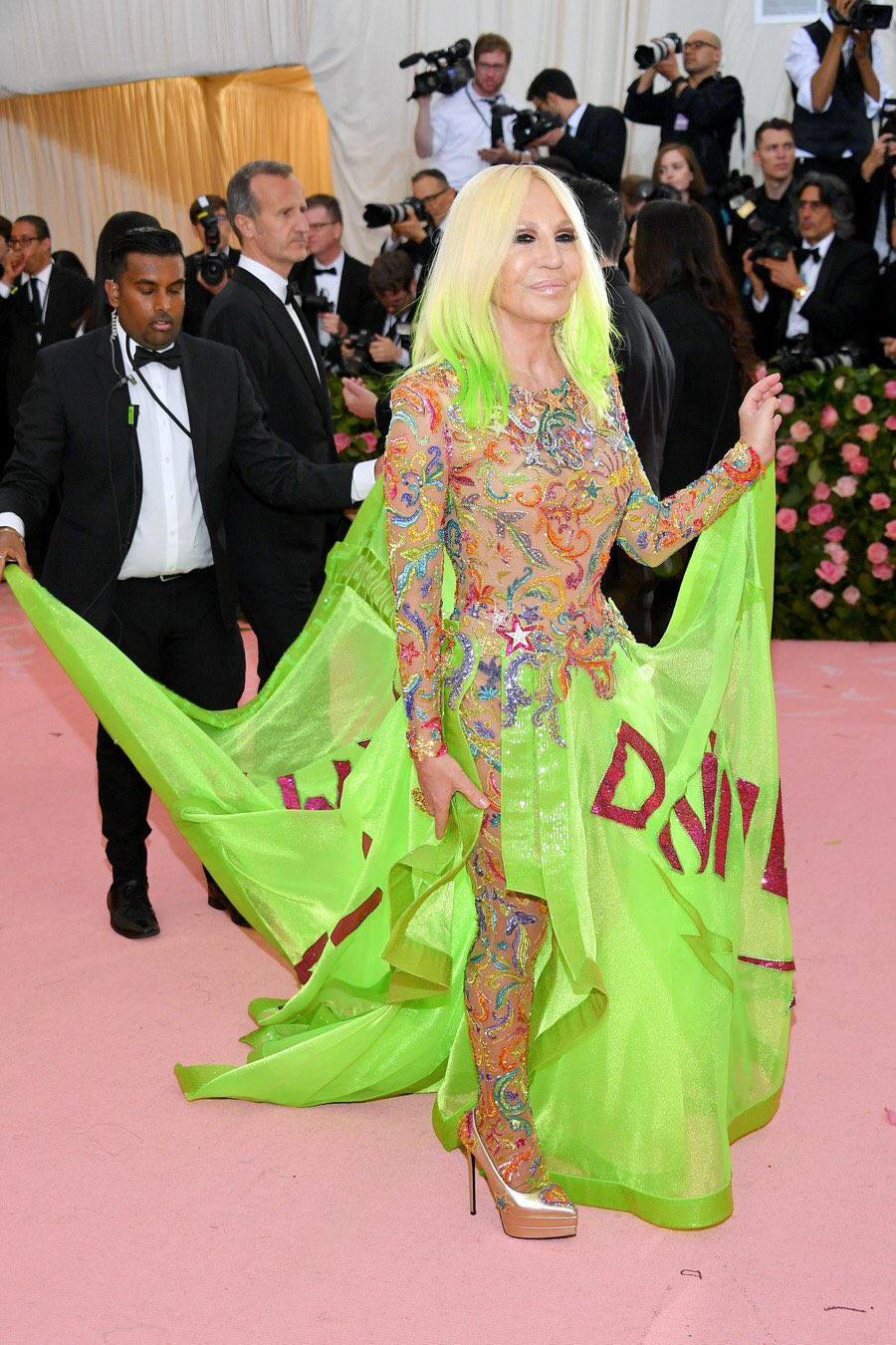 met gala 2024 on X Donatella Versace MetGala https t DEqmHwH7HM X