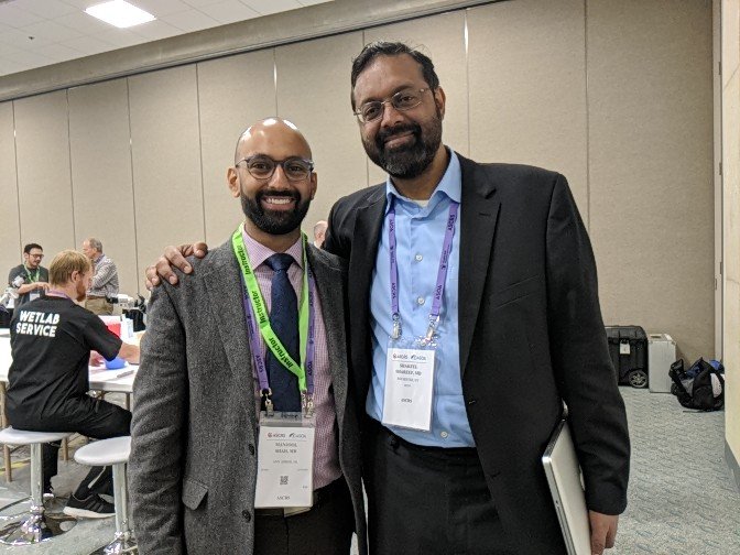 Great to catch up with my good friend Shakeel Shareef at #ascrs2019