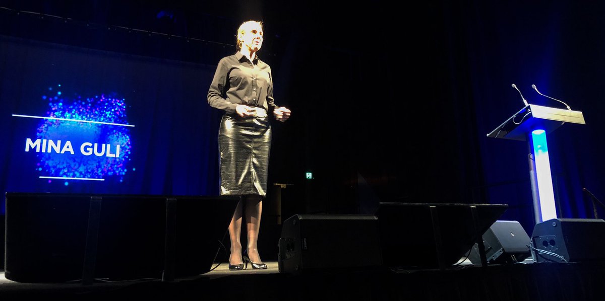 Amazing testimony from <a href="/minaguli/">Mina Guli</a> at #OzWater19 who decided to run 100 marathons in 100 days because #EveryDropCounts “Individually we can make a difference but together we will change the world”