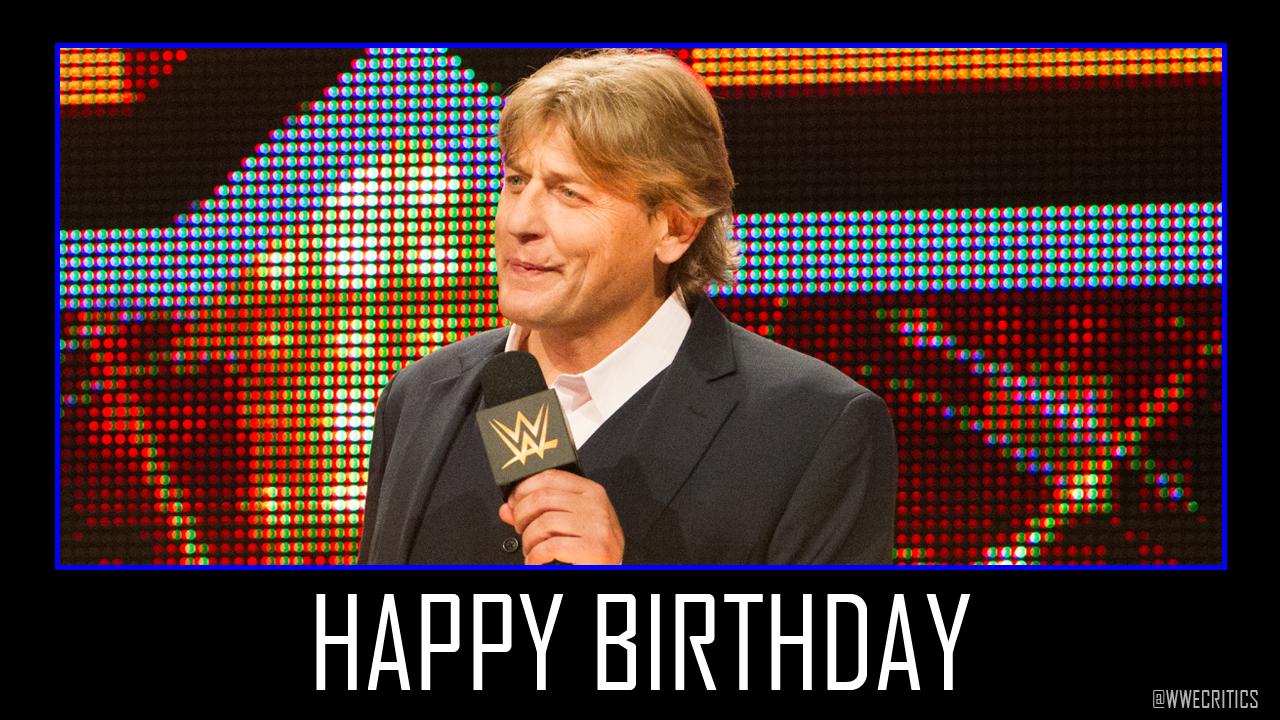 Happy Birthday to General Manager William Regal. 