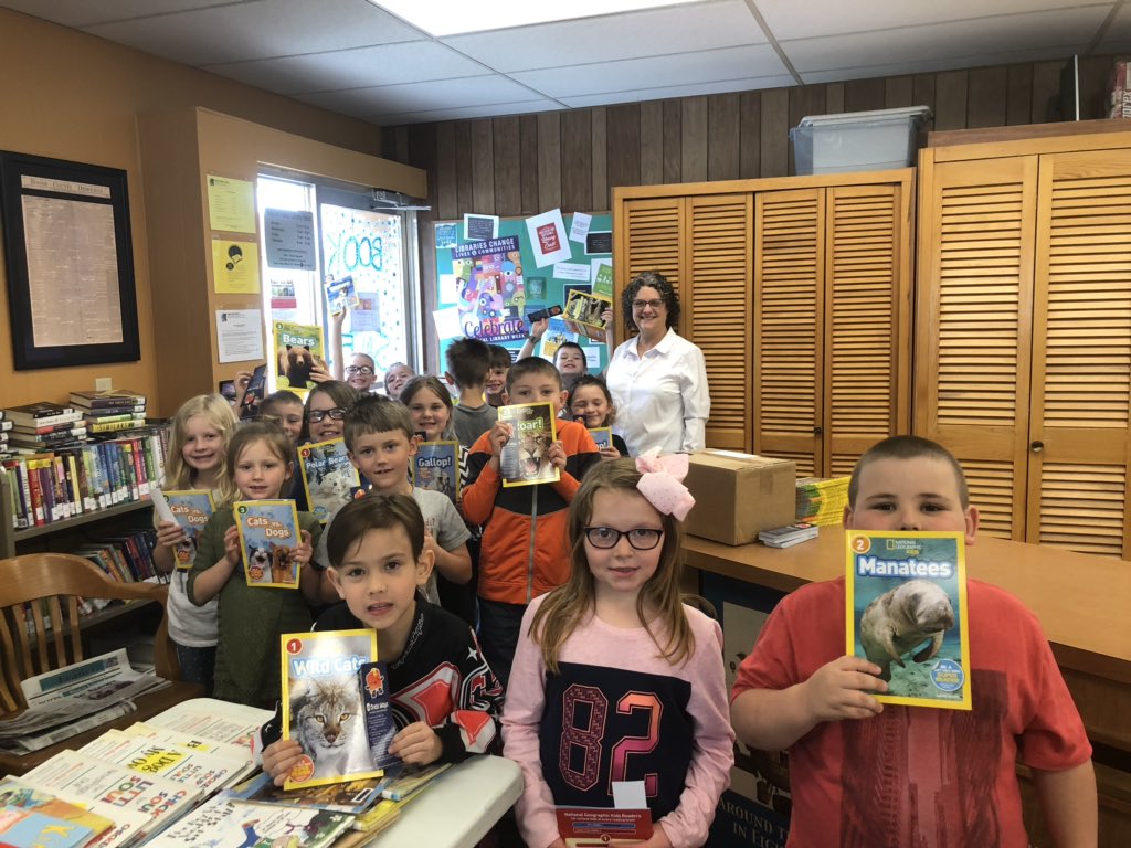 First Graders visited the Dayton Library today. #svjags. Reading is so valuable for our children.