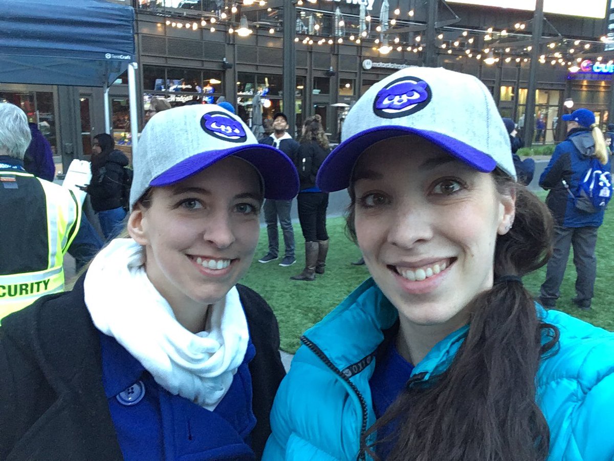 KatyMccortney's tweet photo. At the #Cubs game for @NorthwesternU day! Proud to wear some #purplepride. #NUstaff @NeurosurgeryNM  #NUstudent @NUHealthComm https://t.co/fj3wKkxmEZ