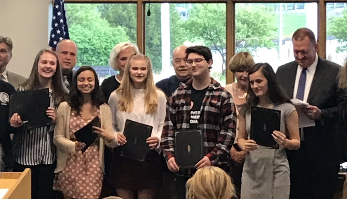 ChieftainNation's tweet photo. Great night of recognition for state and national place winners at BPS Board meeting. Journalism state winners, Econ Challenge State Champions (both divisions) and DECA national top ten finishers.  Way to represent!  #raisethebar #topnotchprograms https://t.co/JXzrCZoXSg