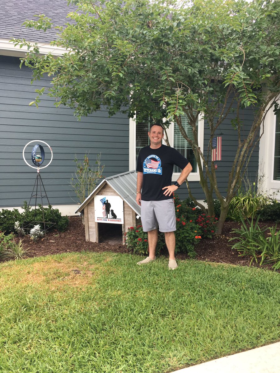 RunSalute's tweet image. 🏃 🐕Our Race Director Justin had a great visit with @k9sforwarriors! Stay tuned to hear more about the GREAT work being done there! Thanks again! 🙏                     #salute2vetsrun #salute2vetsrunjax #veteran #veterans #servicedog #dog #savinglives #ilovejax #running
