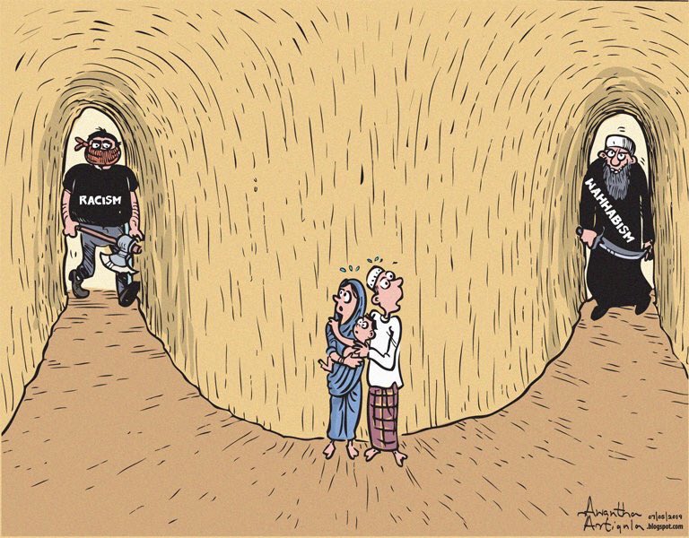 bundeljayse's tweet image. #Racism #Wahabism #Plight of #SriLanka by @awanthaartigala