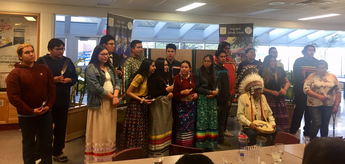 cchschool's tweet photo. Congratulations to our First Nations and Métis students! #featherblessing #metissash #cch #hs4 https://t.co/7yMt4vjmP4