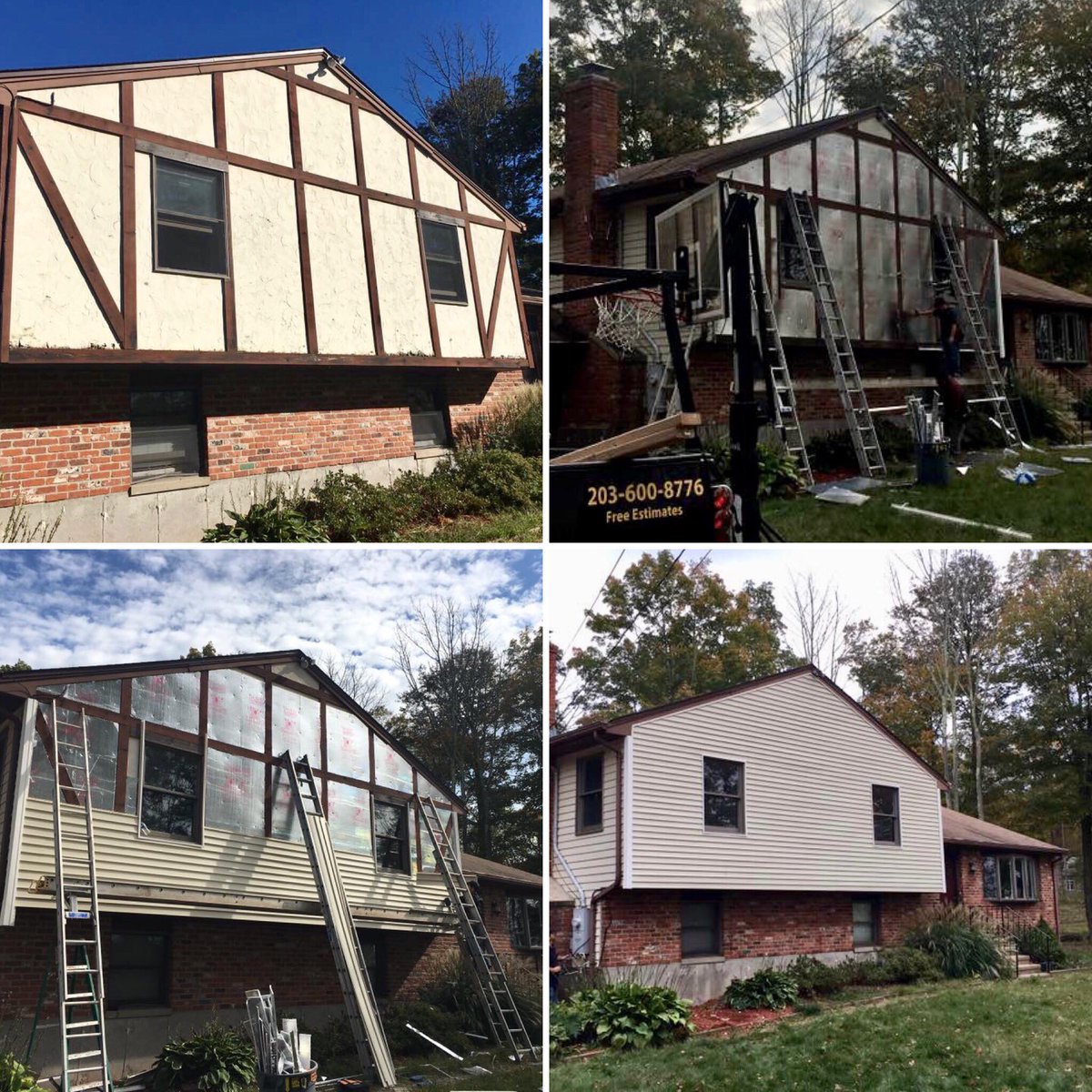 inc_eduardo's tweet photo. From this to this: A vinyl siding update! Contact us today for your free estimate. In house financing options are available.
#HomeImprovement #ctcontractor #cr #Connecticut #vinylsiding https://t.co/3EdIHEHKUJ