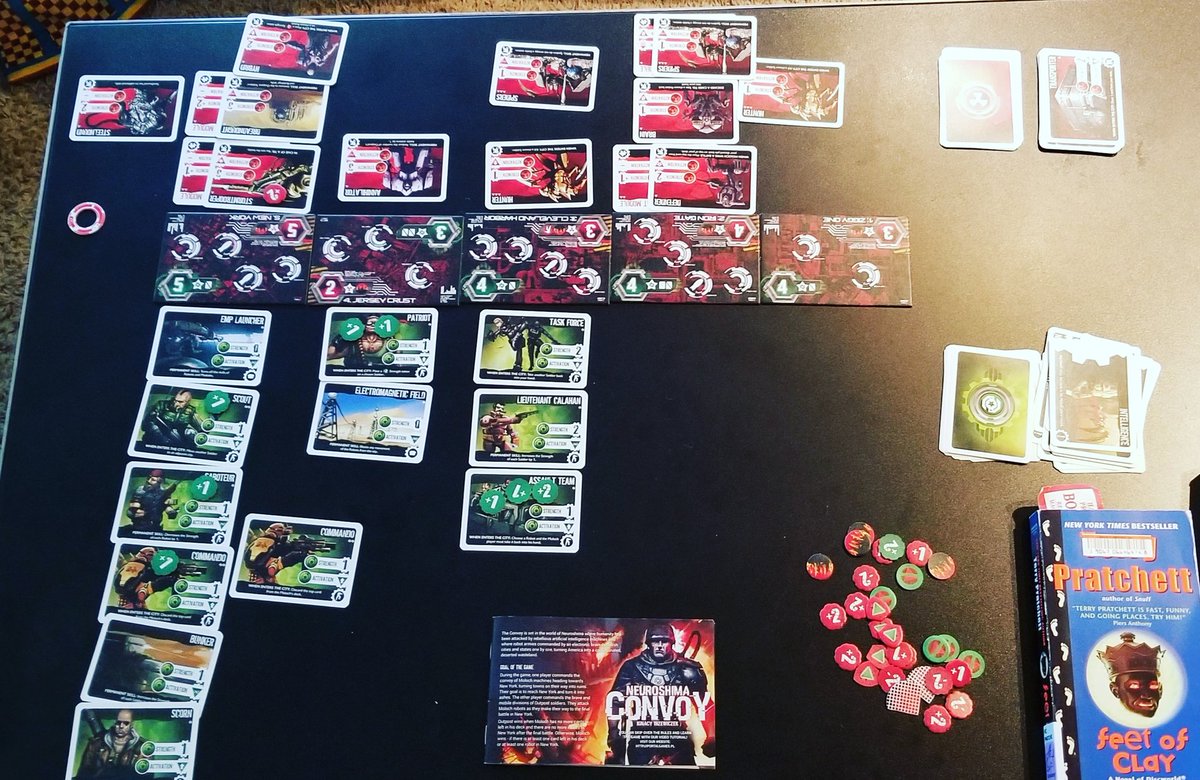 GamersGoldfinch's tweet photo. Buy: Portal Games Neuroshima Convoy https://t.co/m81Q4SSwVJ 
#tabletopgaming #andrewpaulkerr
#photography #nueroshimahex #convoy #cardgames #boardgames #gaymer #postapocalyptic #ignacytrzewiczek #portalgames #fun #war #battle #moloch #outpost #washingtonstate #smallgames https://t.co/CcIlVzM0Oq