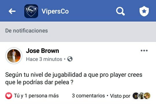 Excelente Pregunta Realizada Por Un Miembro De VipersCo😁❤
Y Ustedes Que Opinan?