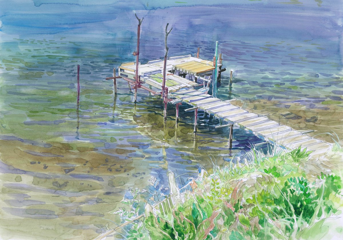 Twitter पर Shinomiya Yoshitoshi 四宮義俊 Suiro 釣り桟橋 F6 水彩絵の具 なんですかね こういうのに惹かれるのは Twitter पर Shinomiya Yoshitoshi 四宮義俊 Suiro 釣り桟橋 F6 水彩絵の具 なんですかね こういうのに惹かれるのは