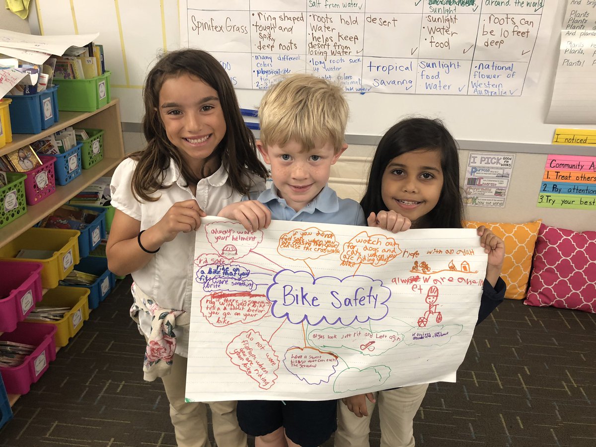 TeachWeiner's tweet image. May is #BikeMonth and we’re learning all about bike safety. #FirstGrade #WCSPerseverance @JibeWithUs