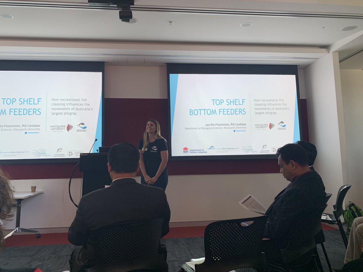 Courtney_Sharks's tweet image. So many fascinating talks today at the 2019 Coastal Mini-Symposium! It’s great to see innovative research happening right here at @Macquarie_Uni @MQBiology @EnvScMQ @LivingSeawalls @FishLab_MQ